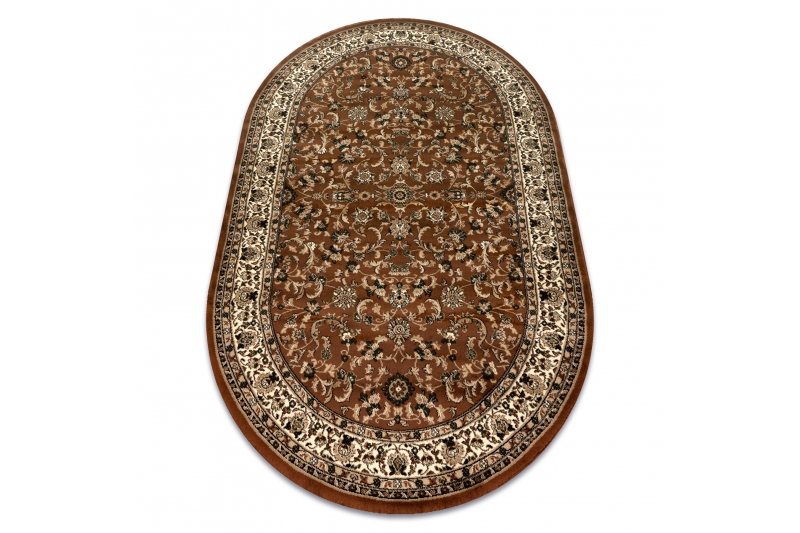 Matto ROYAL ADR soikea suunnittelu 1745 ruskea 100x180 cm