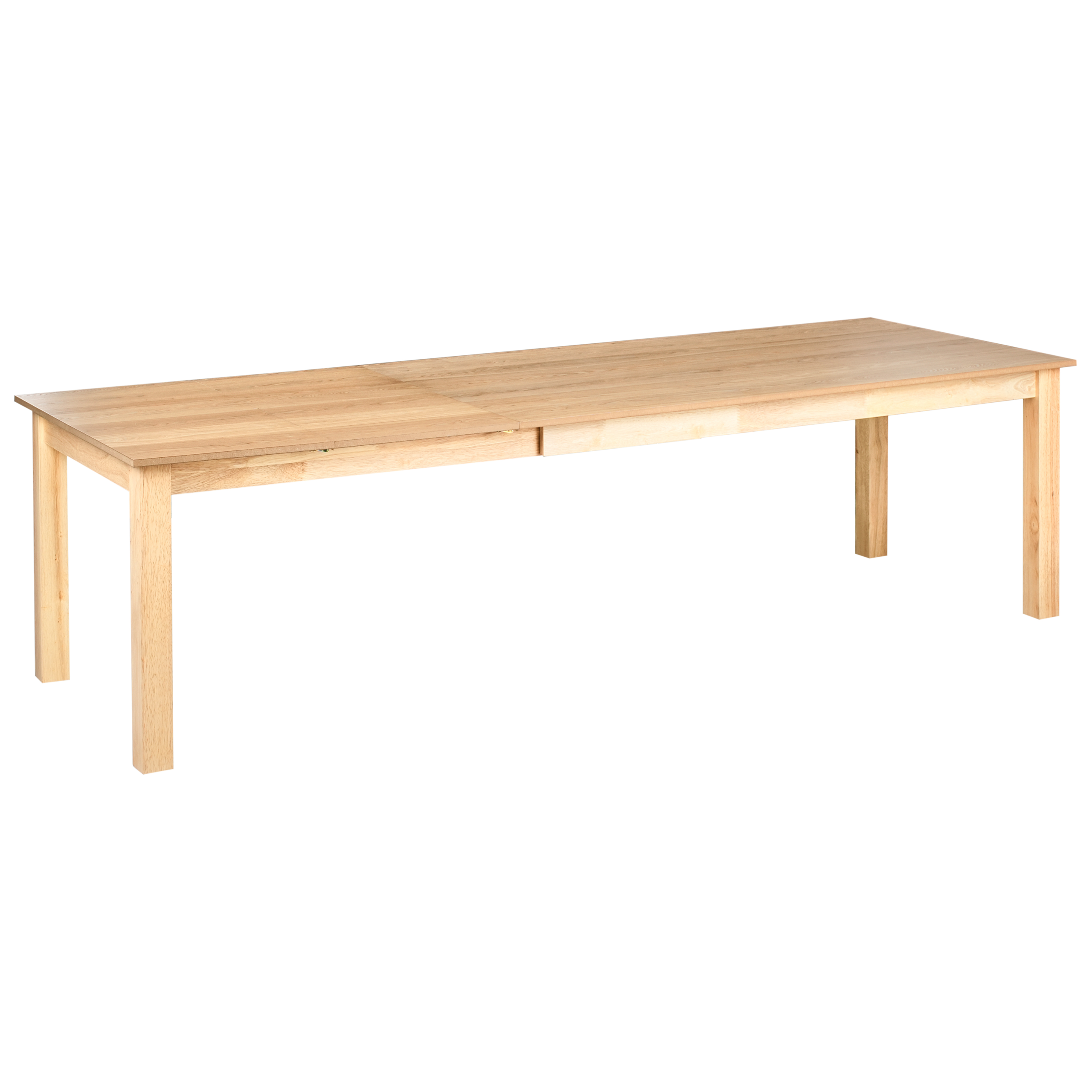 Jatkettava ruokapöytä MADURA Vaalea saarniviilu 180/280 cm 100 cm