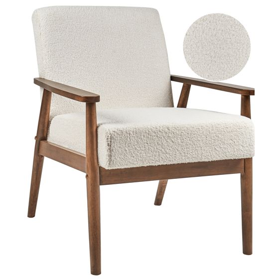 Nojatuoli ESRUM buklee Luonnonvalkoinen