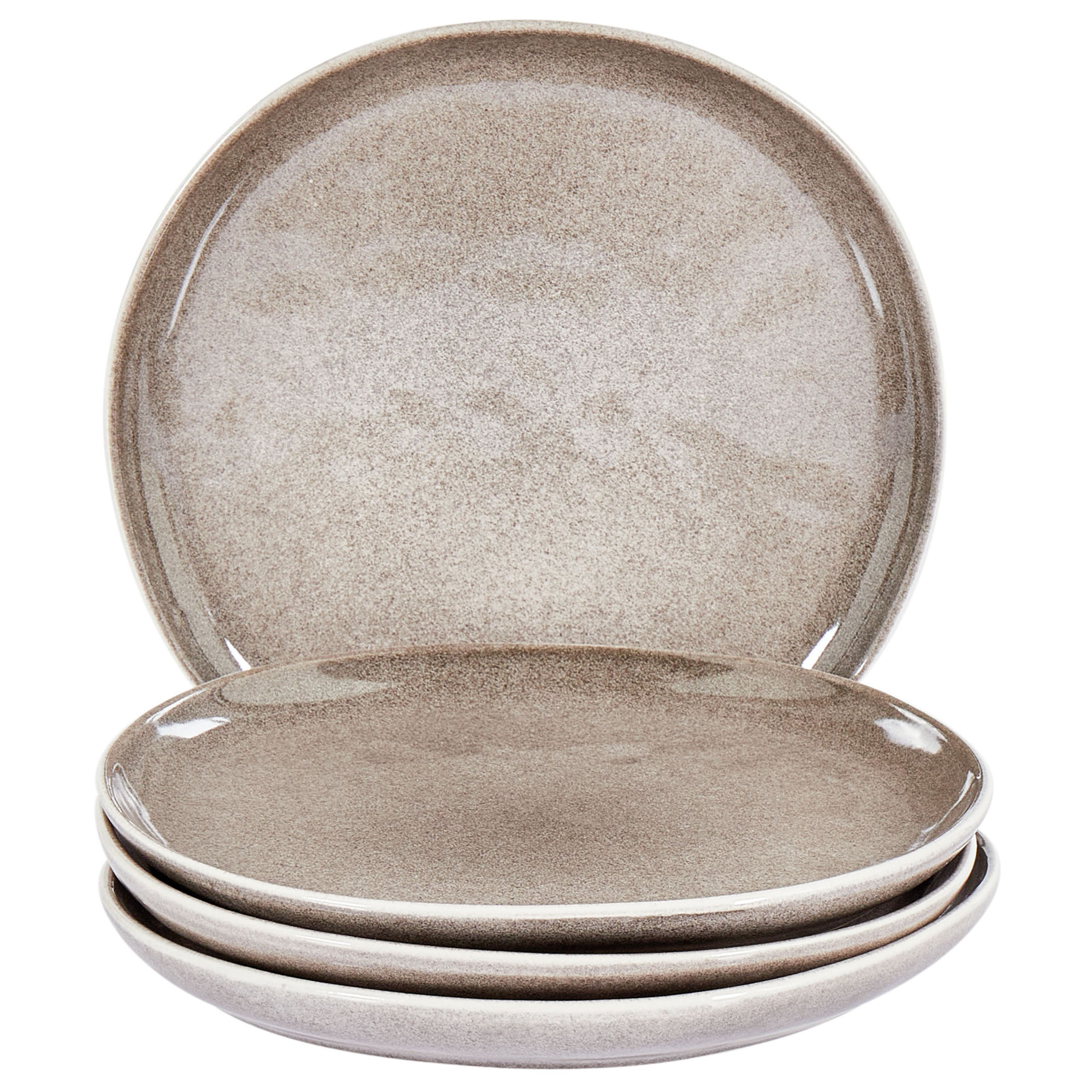 Sivulautassetti 4 kpl COSTMARY kivitavara Harmaa