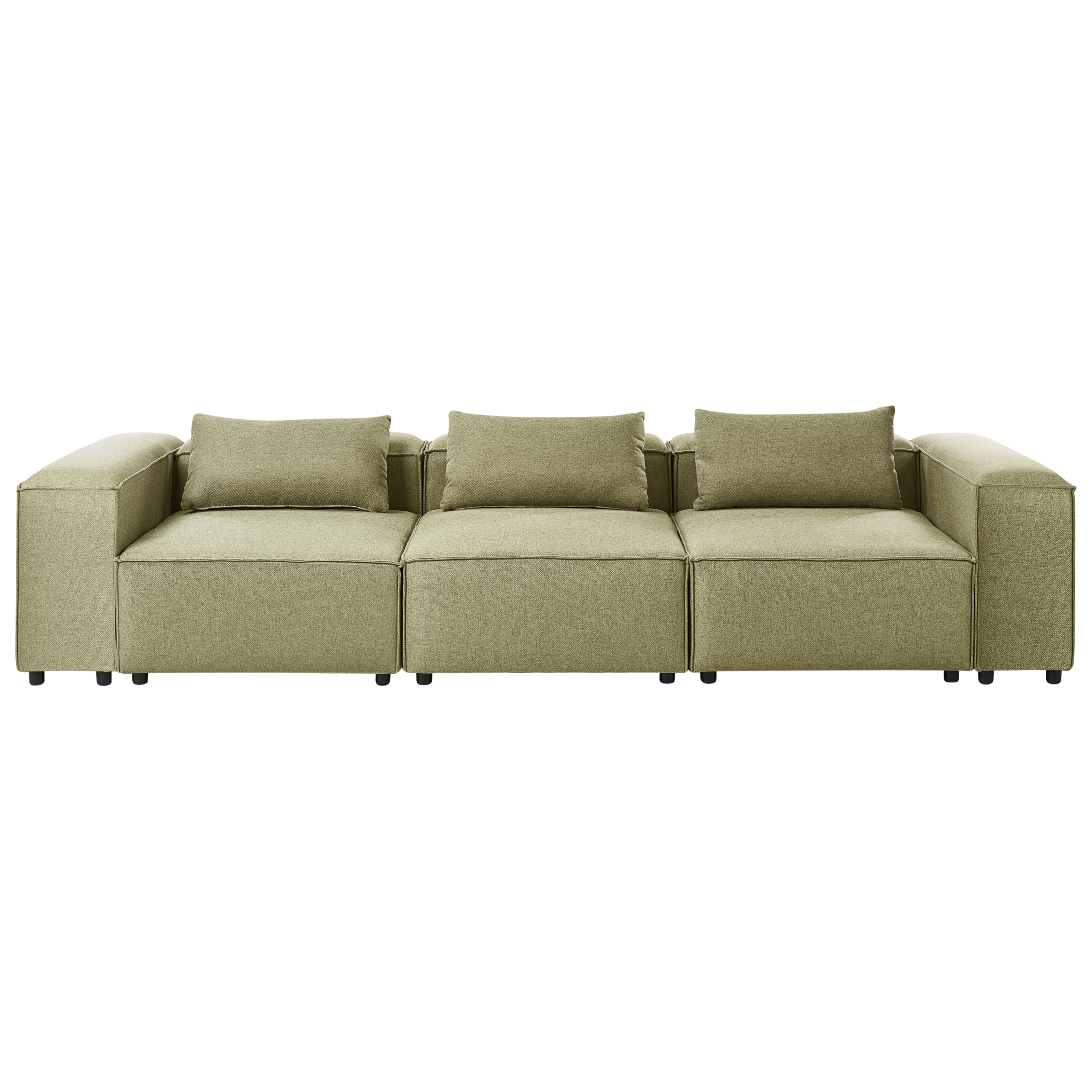 Moduulisohva 3-istuttava BRANDE kangas Vaaleanvihreä