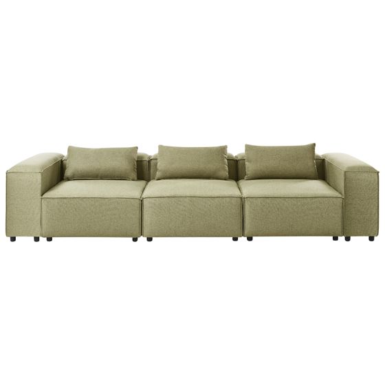 Moduulisohva 3-istuttava BRANDE kangas Vaaleanvihreä