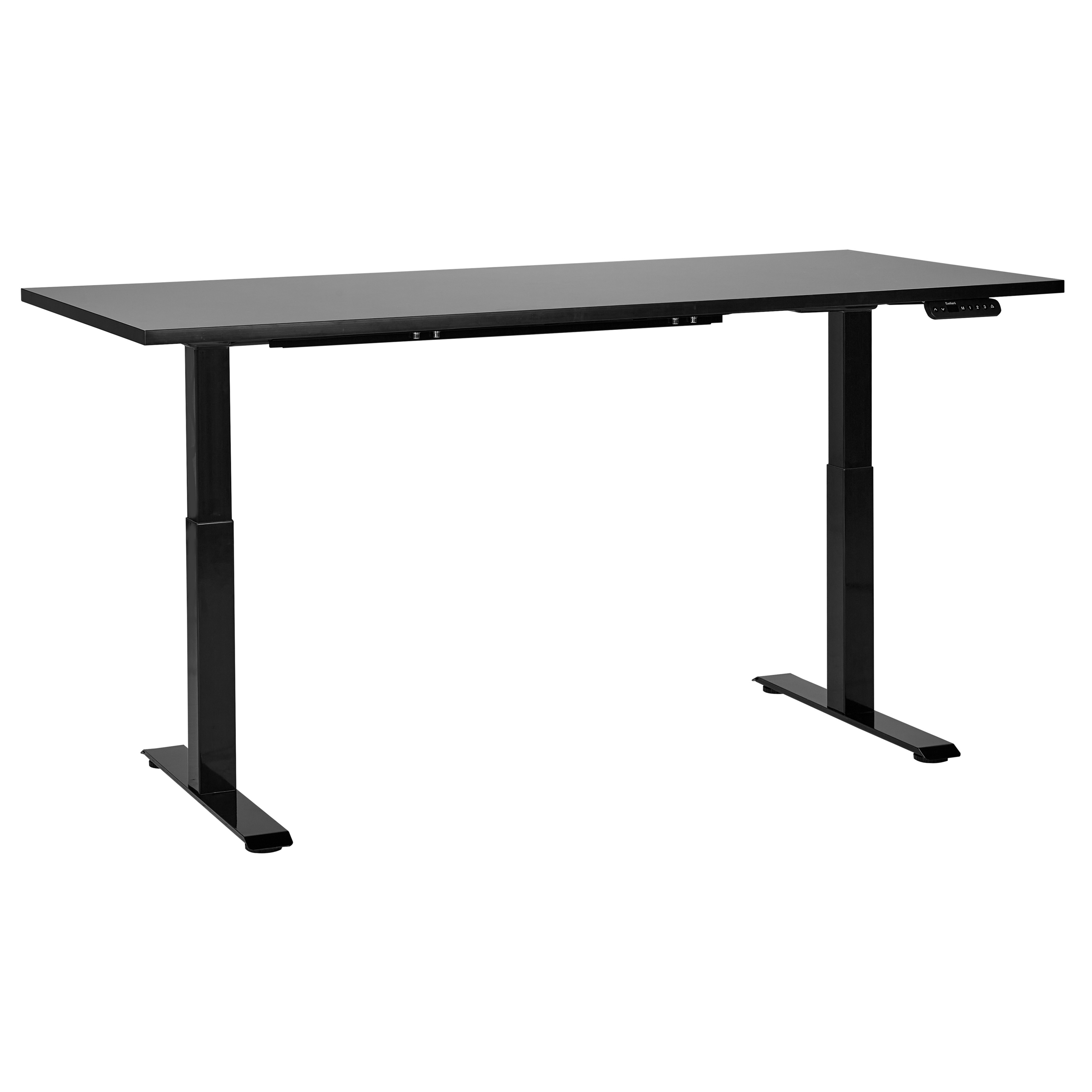 Työpöytä sähkösäädettävä DESTINES 180 cm 80 cm Musta