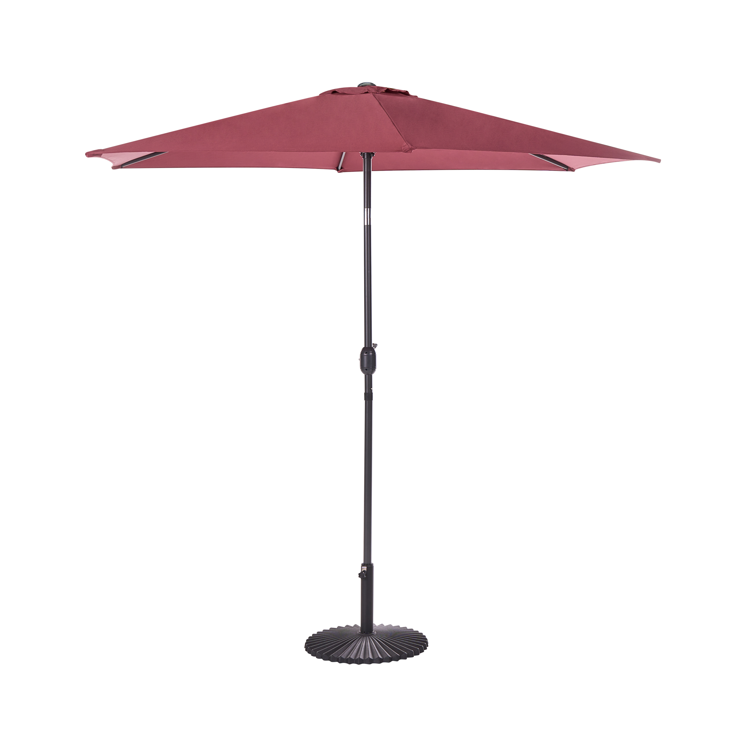 Aurinkovarjo 266 cm VARESE Viininpunainen