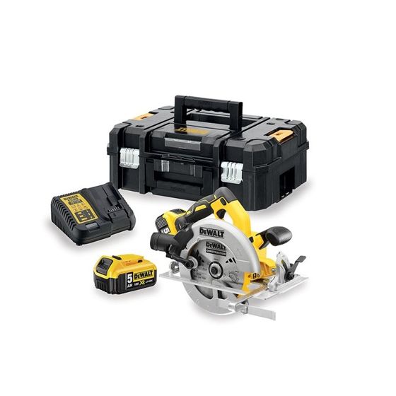 DeWalt DCS570P2 XR 18V -Akkupyörösaha 184 mm 2x 5,0 Ah