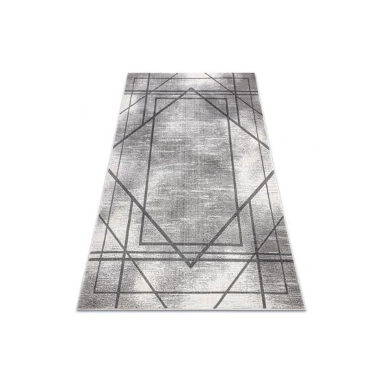 Matto NOBLE moderni 1520 45 , geometrinen, linjat - harmaa 120x170 cm