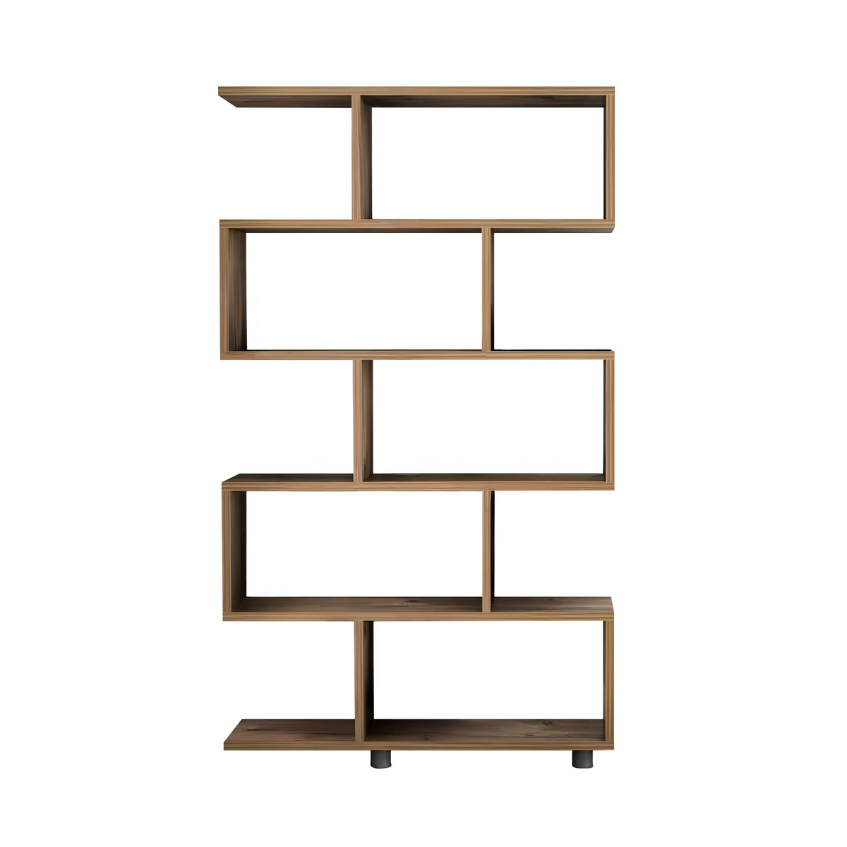 Norda Design Moderni kirjahylly, 90 x 156 x 20 cm, 100 % melamiinipinnoitettu, 18 mm paksu, seinälle asennettava, tyylikäs muotoilu