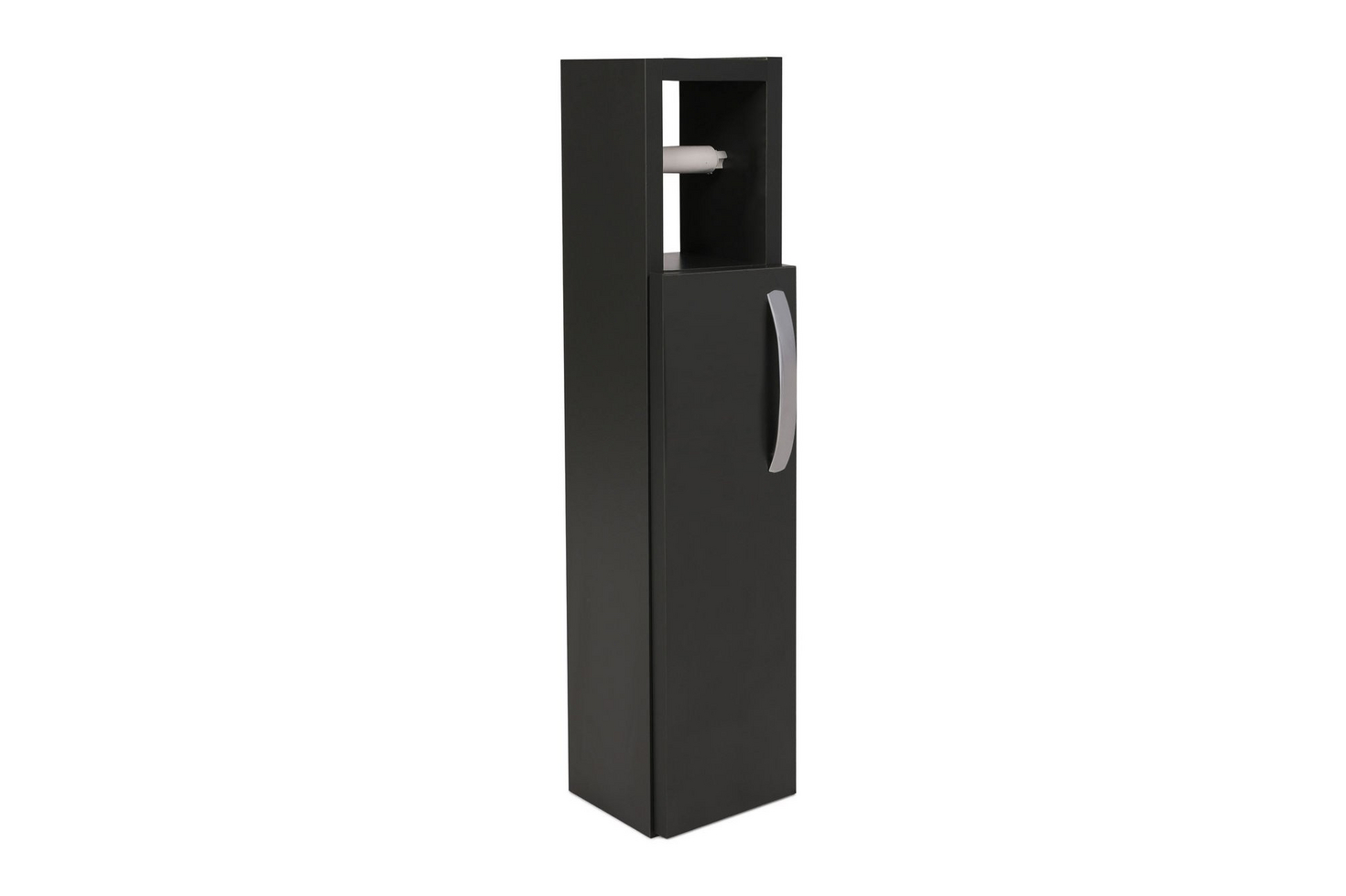 Norda Design Moderni kylpyhuonekaappi, 100 % melamiinipäällystetty, 15×65×12 cm, seinään kiinnitettävä, tyylikkäät hyllyt