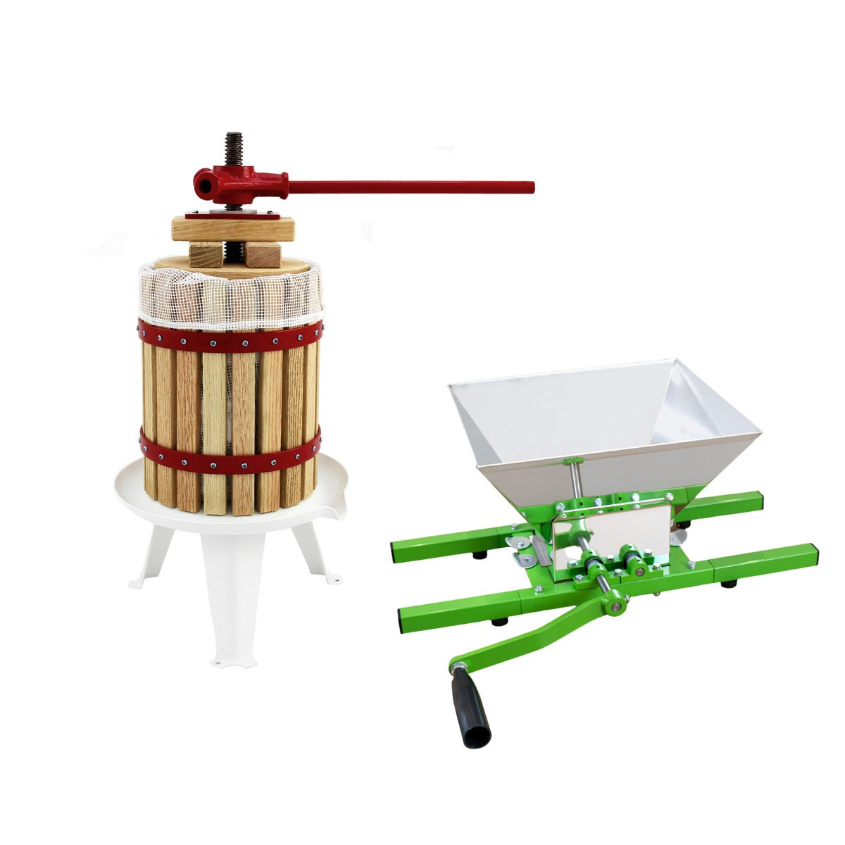 KuKoo 12 litran puristin ja 7 litran hedelmämurskain