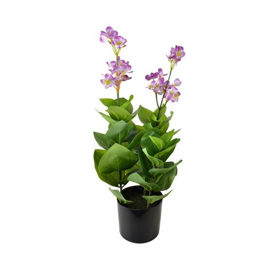 Tekokukka muovi VIRIDIS Blossom 12,5x12,5x57 cm vaaleanpunainen 1 kpl