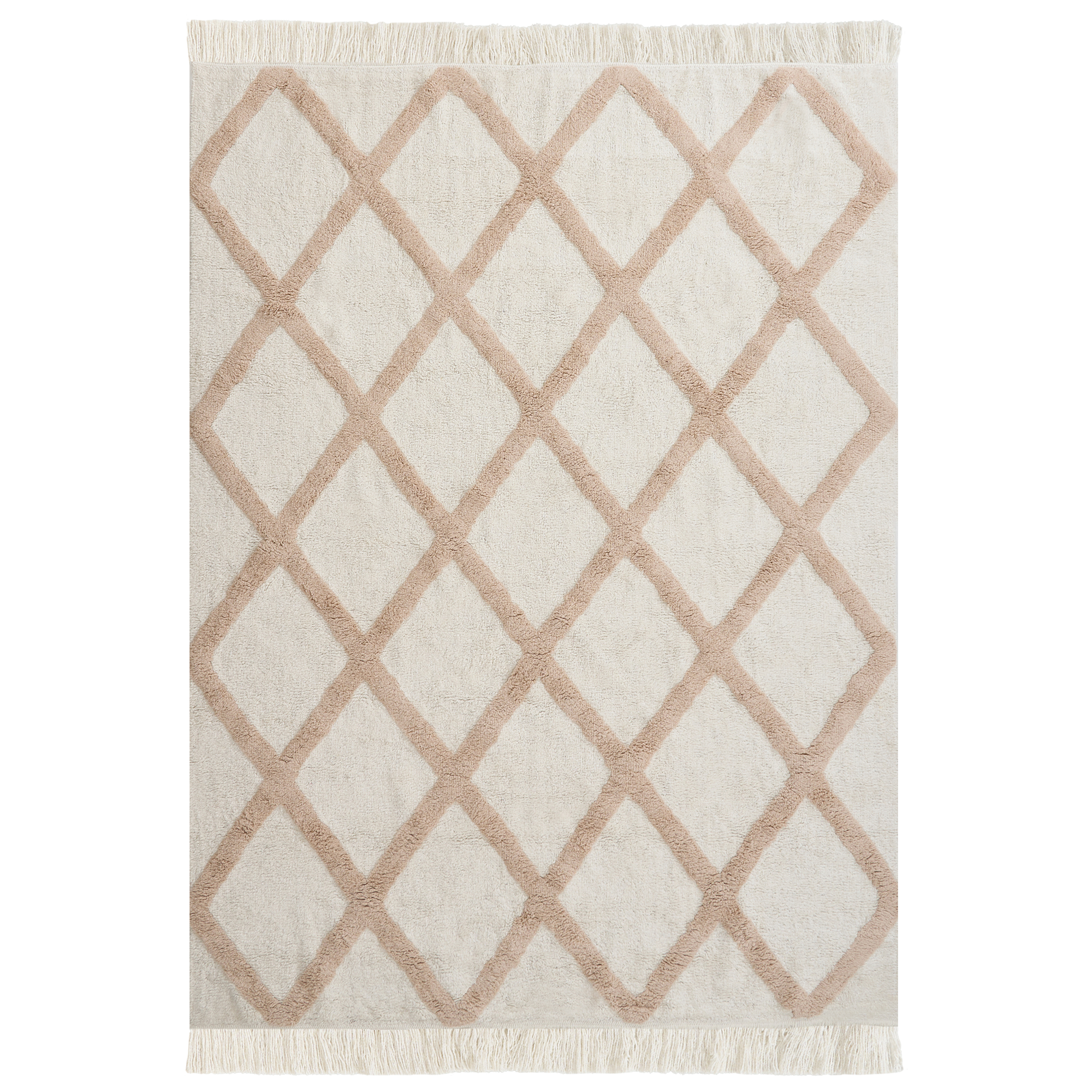 Lastenmatto PUNSARI Beige 160 x 230 cm Puuvilla