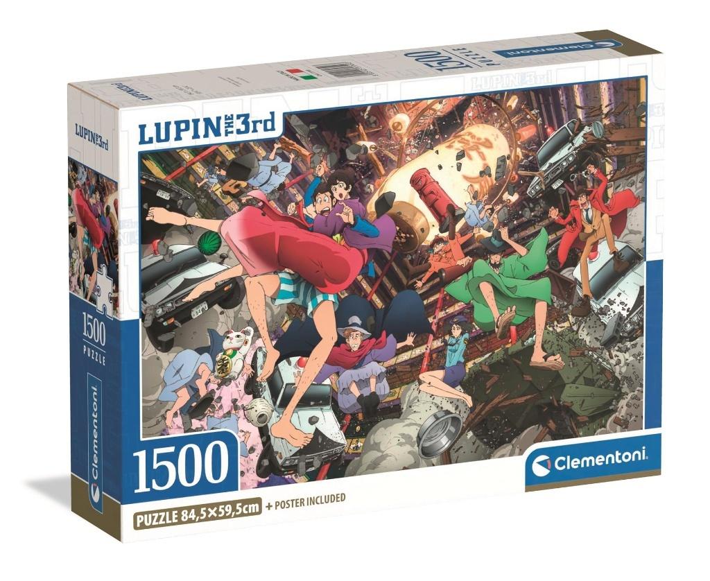 Clementoni Puzzle 1500 Compact Lupin III