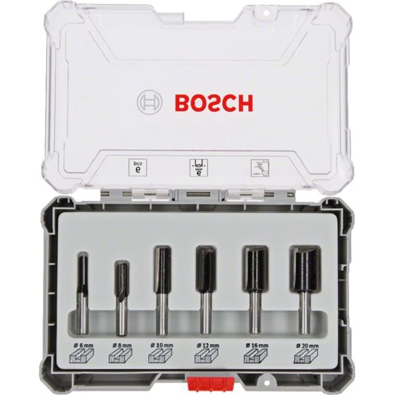 Bosch Suora Jyrsinteräsarja 6-osaa 6 mm varsi