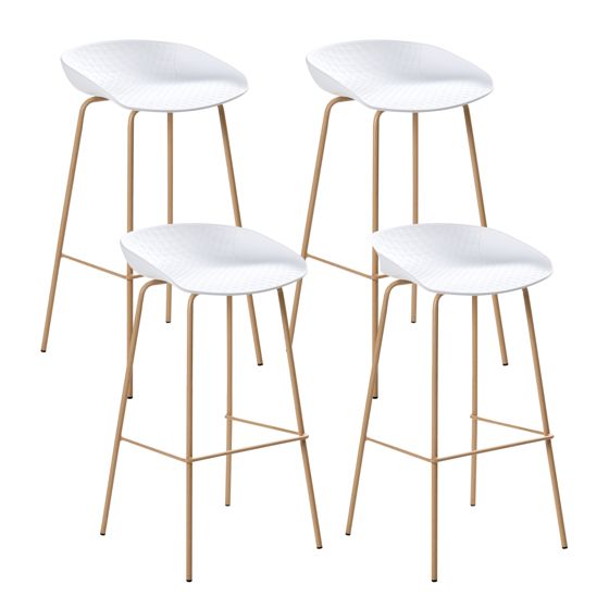 Baarituolisetti 4 kpl VENLO Valkoinen