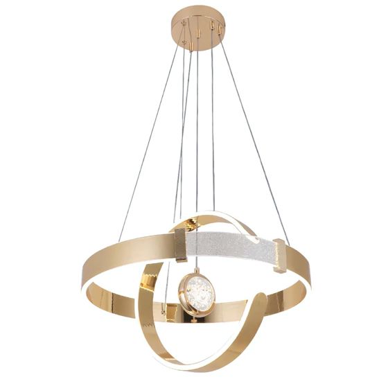 TOOLIGHT riippuvalaisin LHJ060-CP kulta, 49x49x35cm