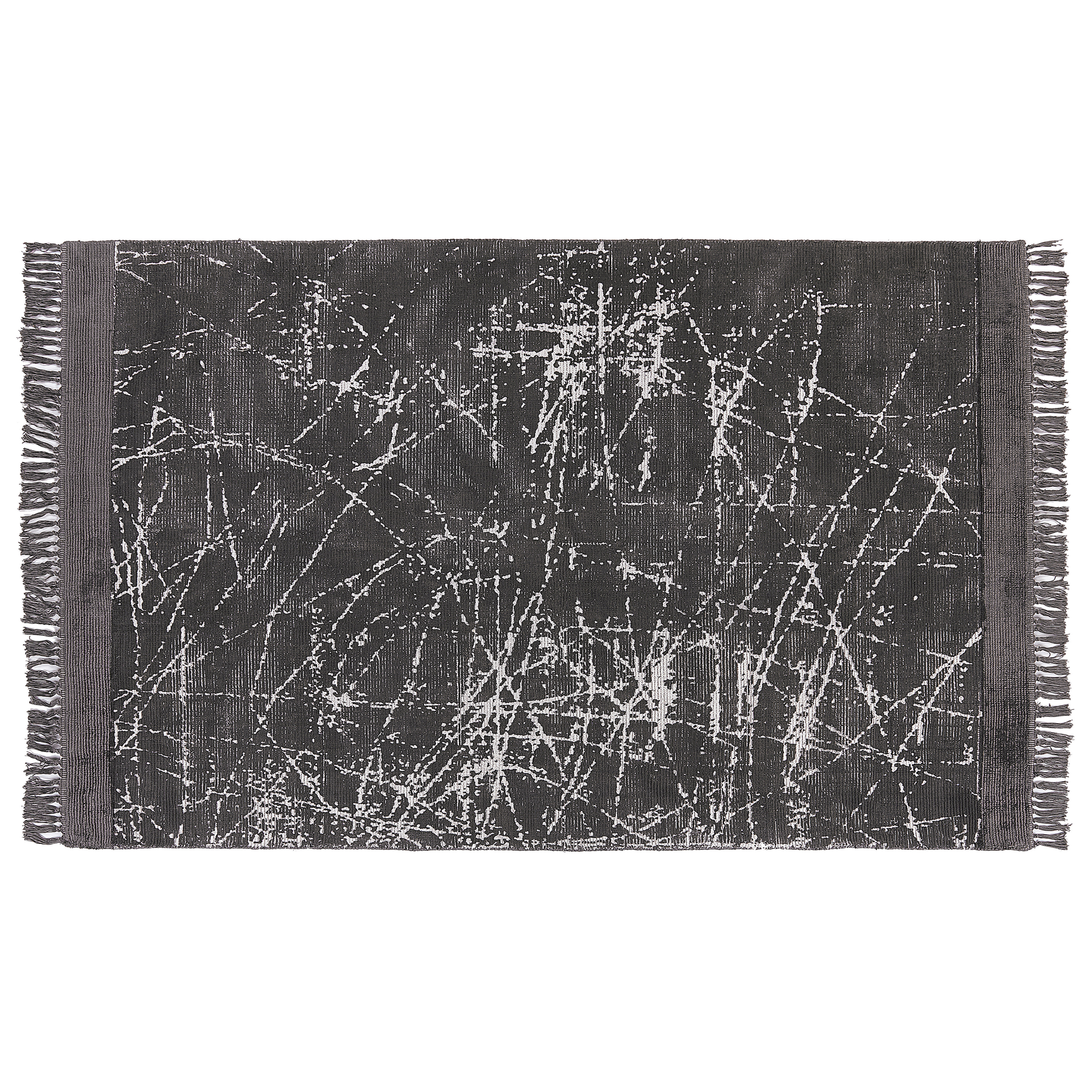 Matto HANLI Tummanharmaa 140 x 200 cm viskoosi