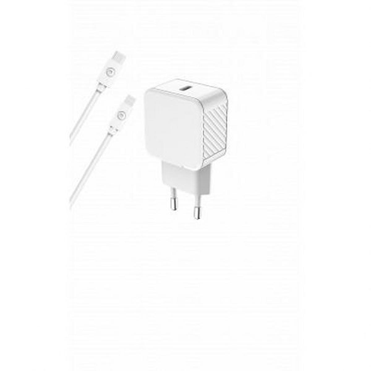 USB C 30W Power Delivery -verkkolaturi + USB C/Lightning -kaapeli