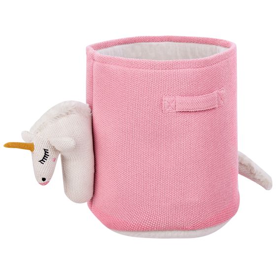 Lasten kori Yksisarvinen NARROTI puuvilla Vaaleanpunainen