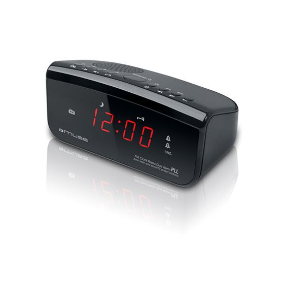 Muse | PLL-kelloradio | M-12CR | Herätystoiminto | Musta