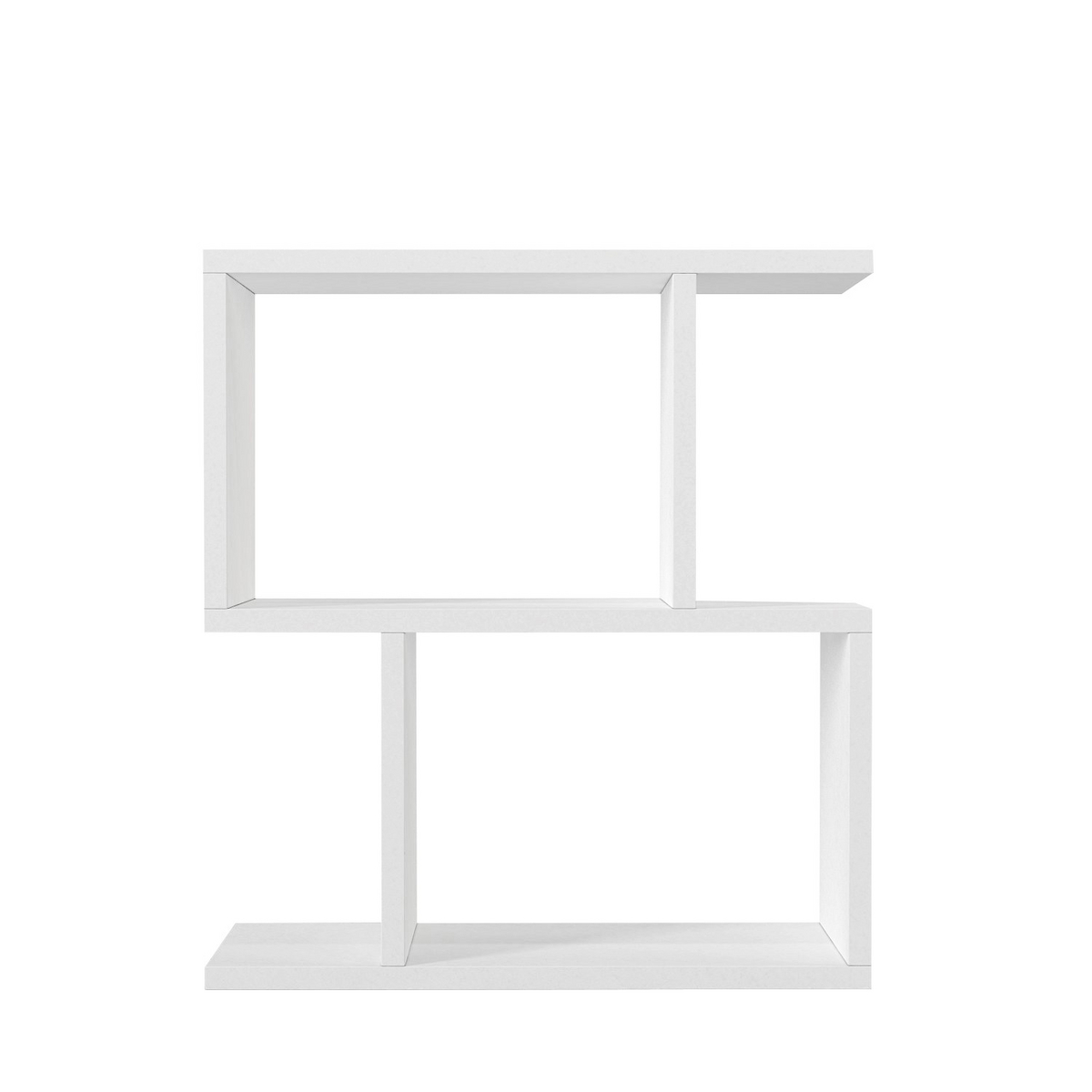 Norda Design moderni valkoinen sivupöytä, 50 cm x 55,4 cm x 17,5 cm | 100 % melamiinipinnoitettu, 18 mm paksu | monikäyttöinen malli