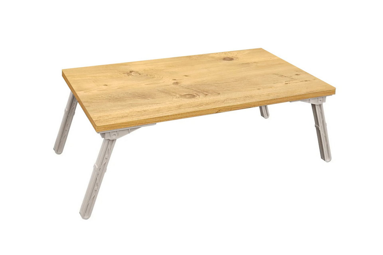 Norda Design Moderni seisomapöytä kannettavalle, Atlantic-mänty ja valkoinen, 60 x 24,5 x 35 cm | 100 % melamiinipinnoitettu | Monikäyttöinen