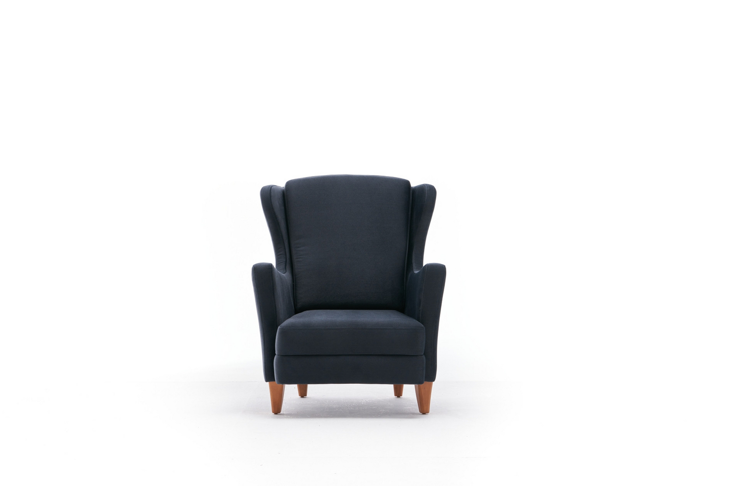 Norda Design Elegantti siipituoli, antrasiitin sametti, pyökkirunko, 77x98x80 cm | Helppohoitoinen, moderni muotoilu
