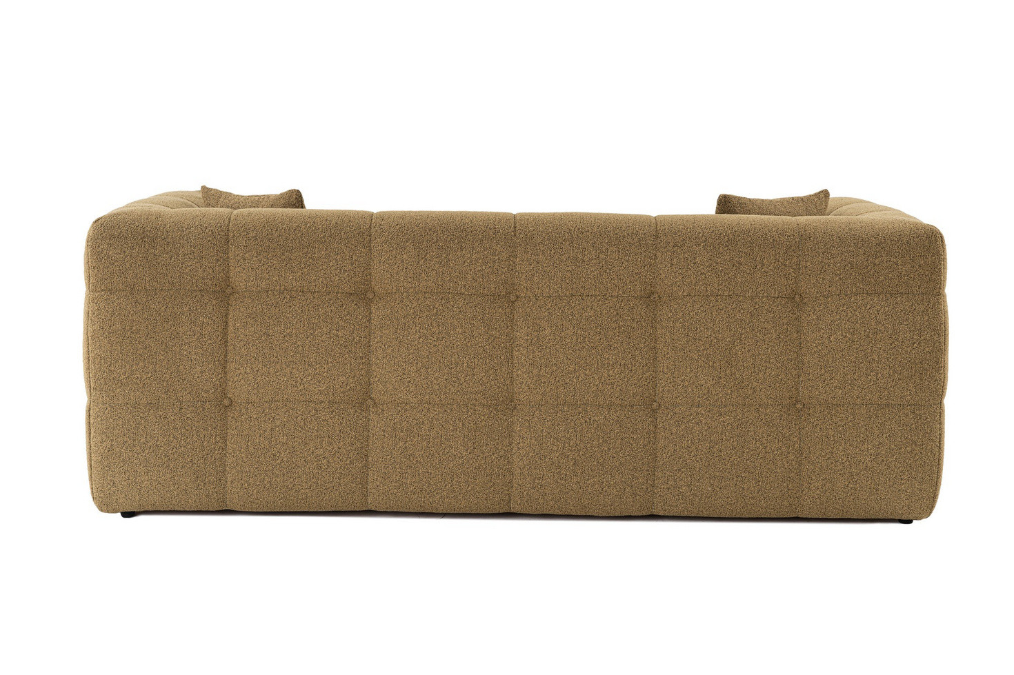 Norda Design Tyylikäs 2-paikkainen sohva, khaki, 195 x 100 x 72 cm | pyökkikehys, 100 % polyesteri, pehmeät vaahtomuovityynyt | Täydellinen moderneihin olohuoneisiin