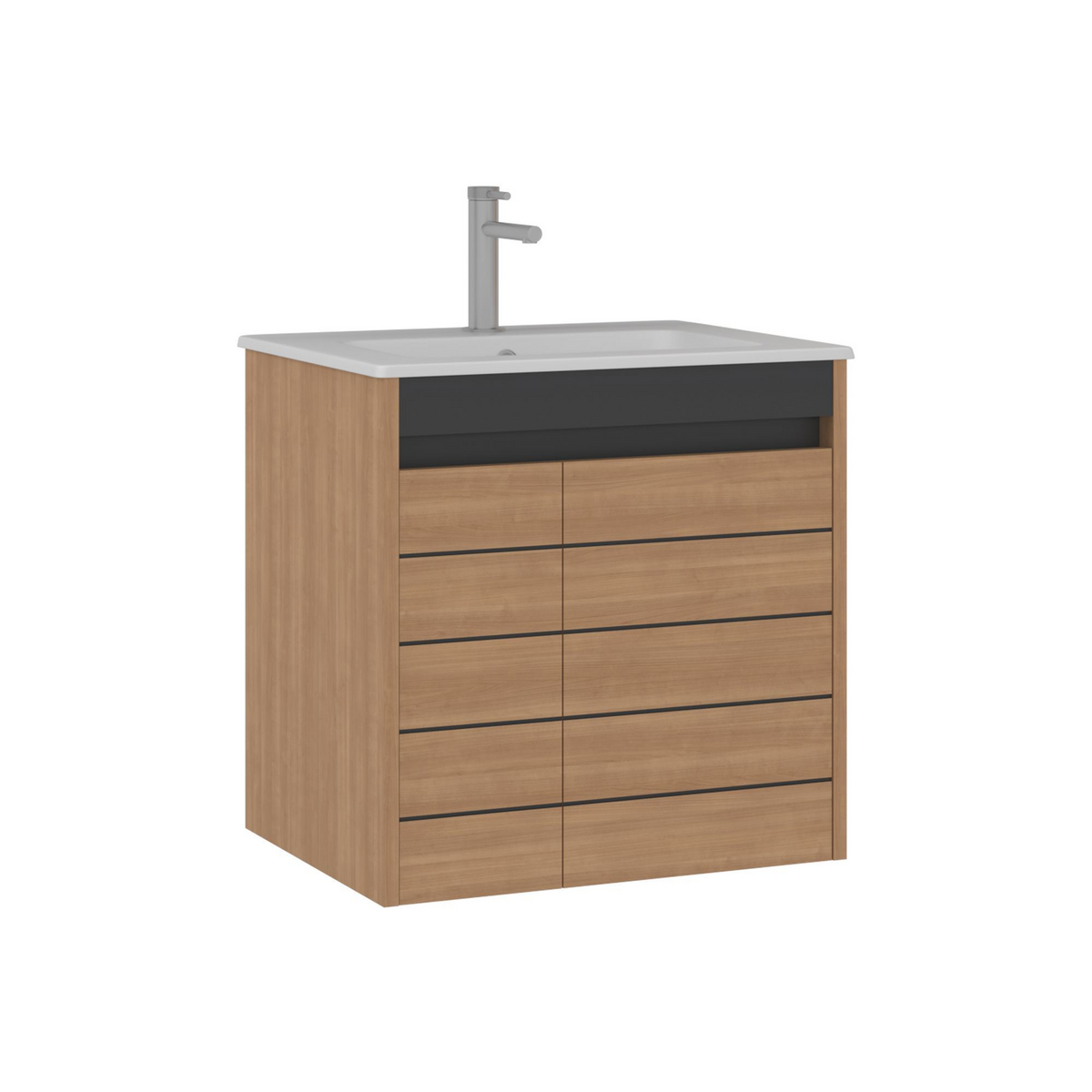 Norda Design Allaskaappi Ricato 60, pähkinä, 47 × 61 × 62 cm