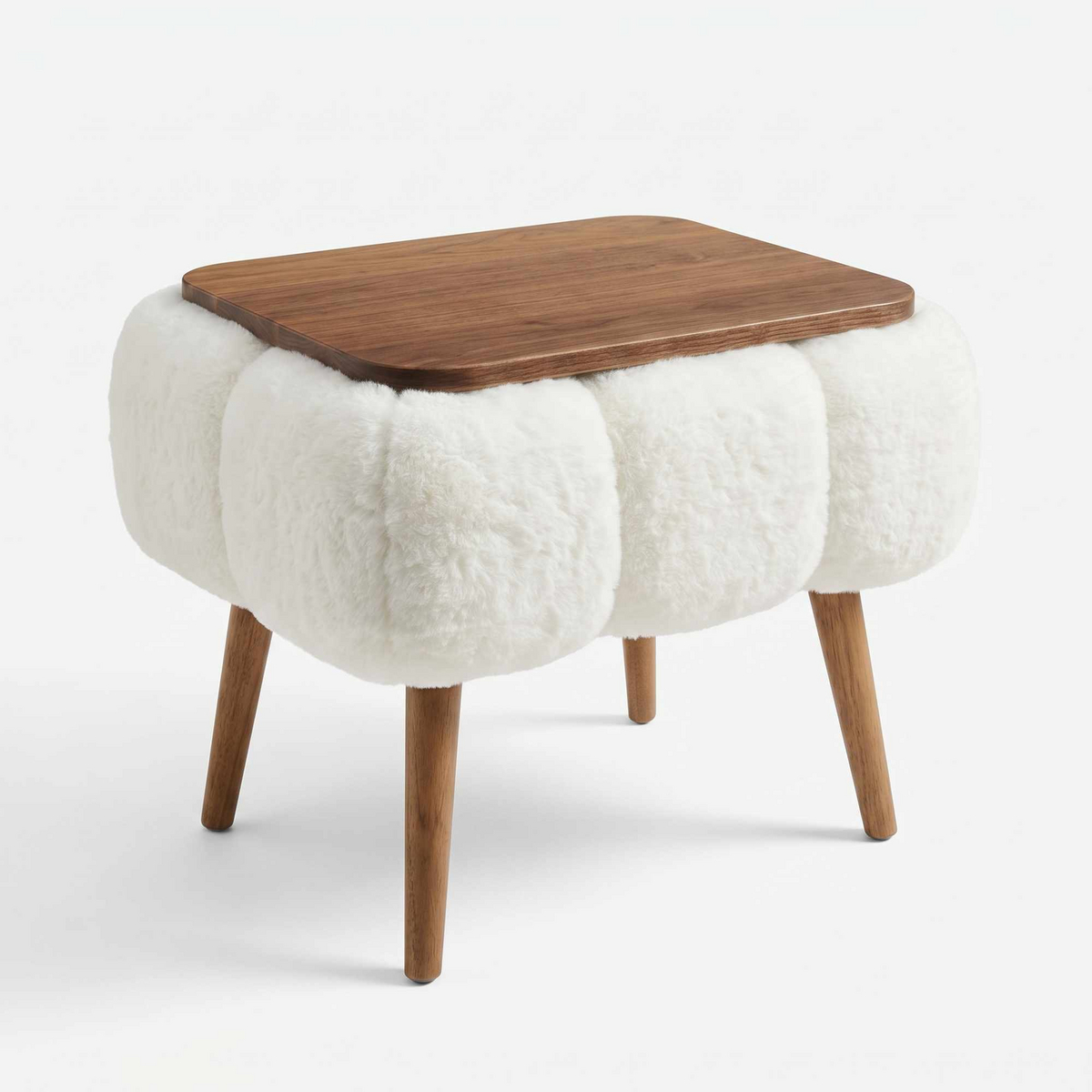 Norda Design Sivupöytä Papatya 35x45, valkoinen, 35 × 45 × 44 cm