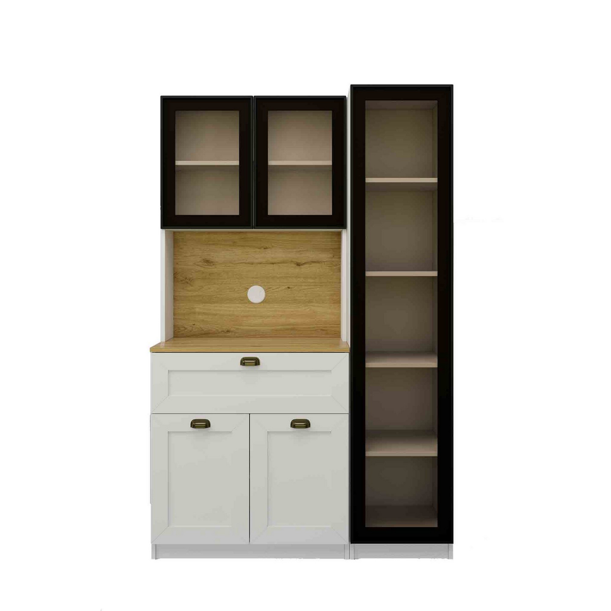 Norda Design Kahviteline Nero 1600, valkoinen, 44 × 120 × 191,8 cm
