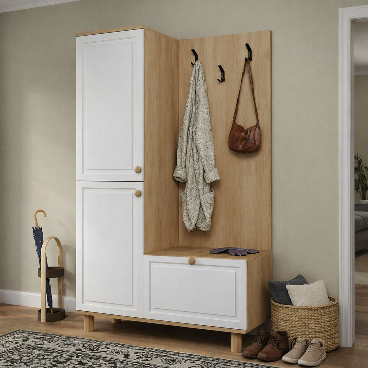 Norda Design Eteisnaulakko Forma 1600, 37 × 90 × 173 cm