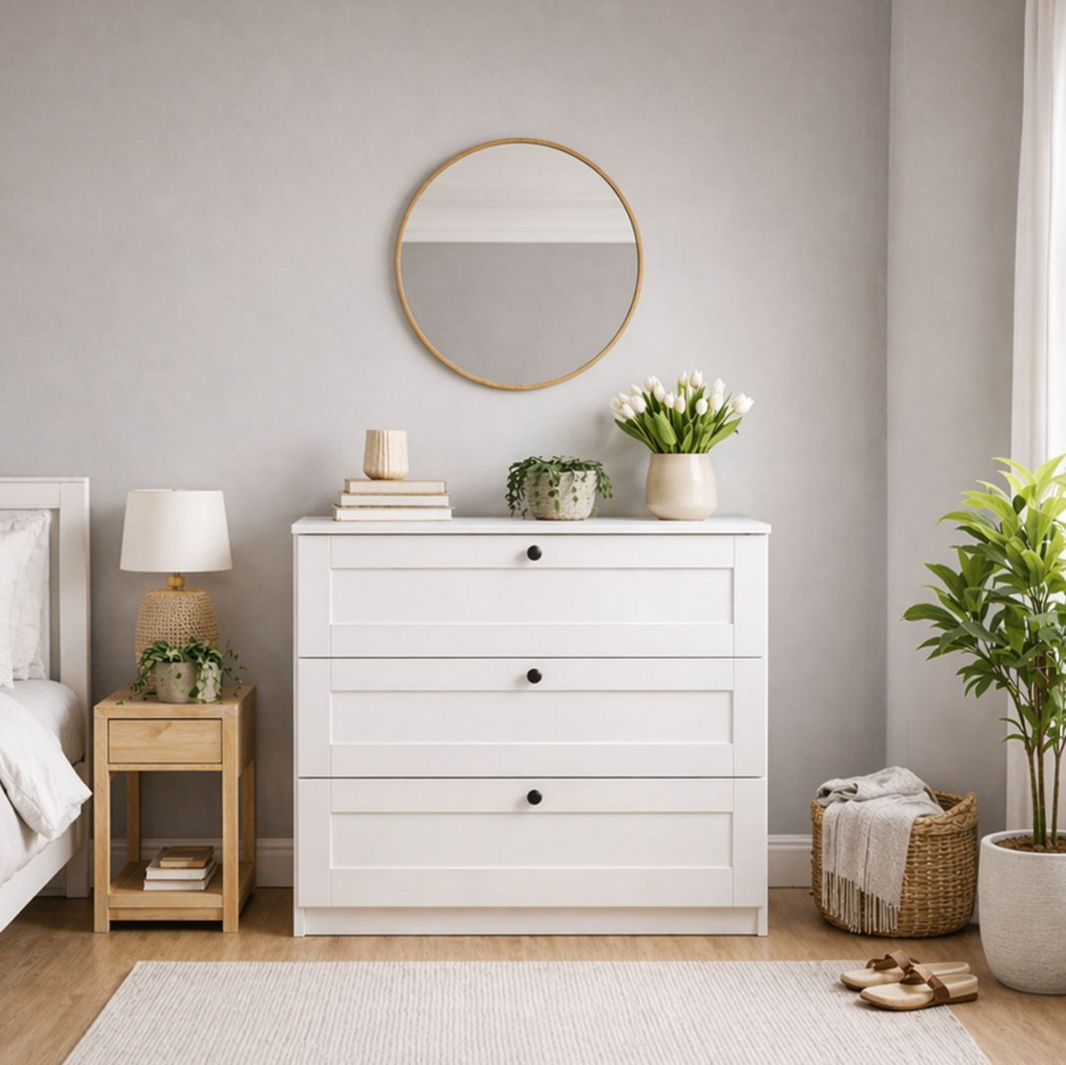 Norda Design Lipasto Lucas 1600, valkoinen, 42,5 × 80 × 7,5 cm