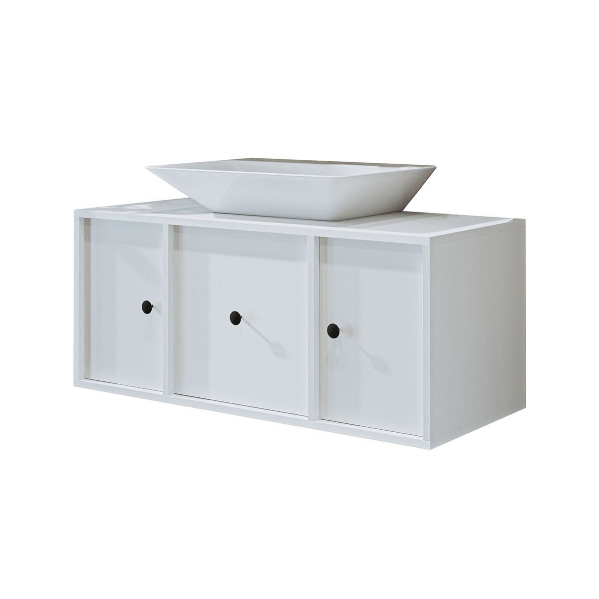 Norda Design Allaskaappi Taormina, valkoinen, 45 × 105 × 45 cm