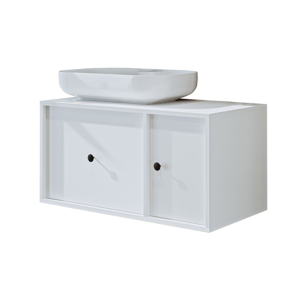 Norda Design Allaskaappi Verona, valkoinen, 45 × 90 × 45 cm