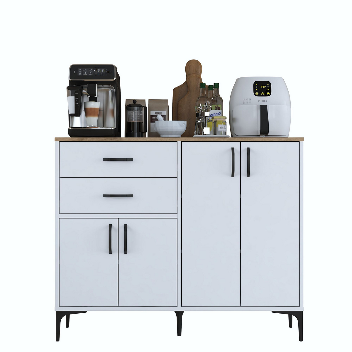 Norda Design Monikäyttökaappi Novara, 45 × 120 × 98,6 cm
