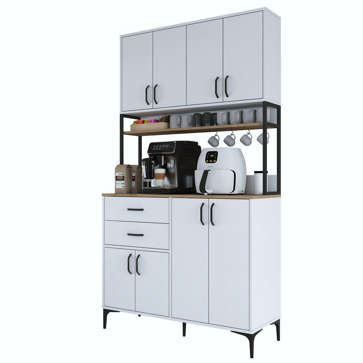 Norda Design Monikäyttökaappi Zenova, 45 × 120 × 218,6 cm