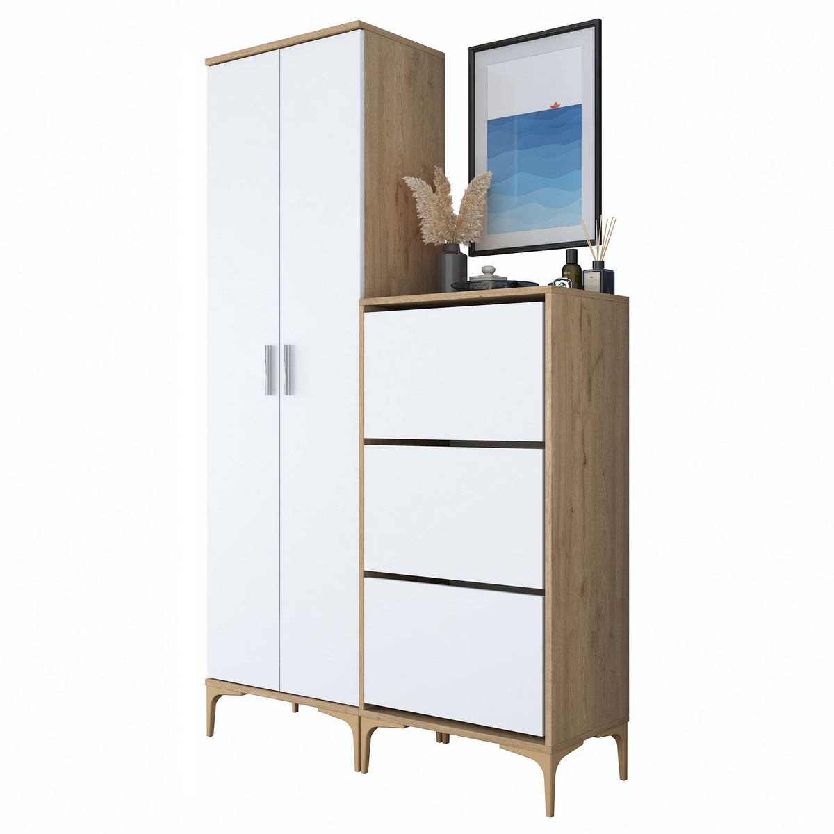 Norda Design Eteisnaulakko Ingresso, 37,5 × 120 × 198,6 cm