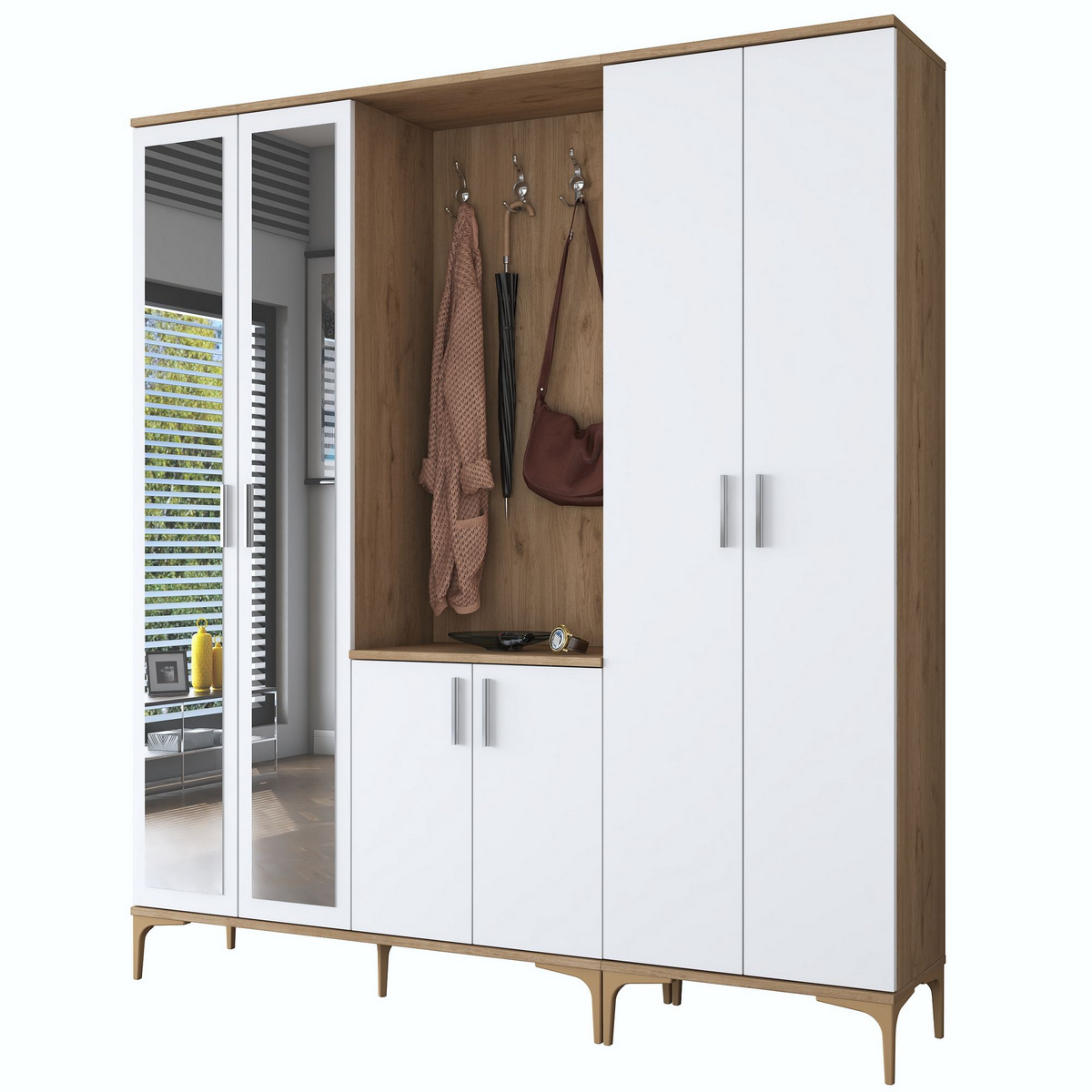 Norda Design Eteisnaulakko Anteroom, 37,5 × 180 × 198,6 cm