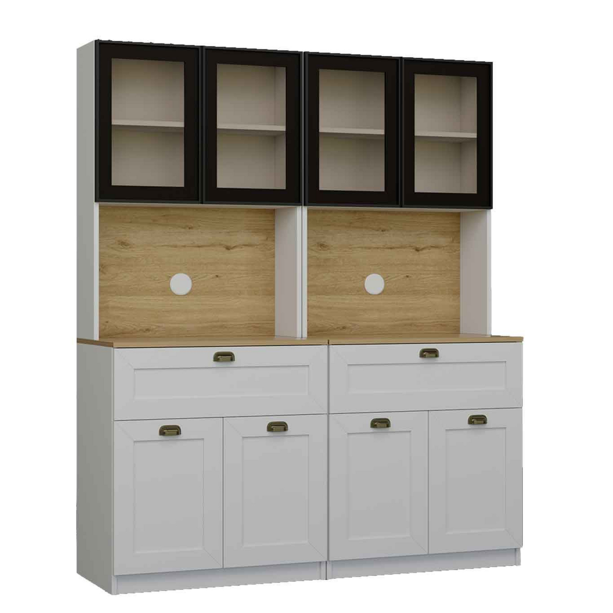 Norda Design Kahviteline Nero Twin 1600, valkoinen, 44 × 160 × 190 cm