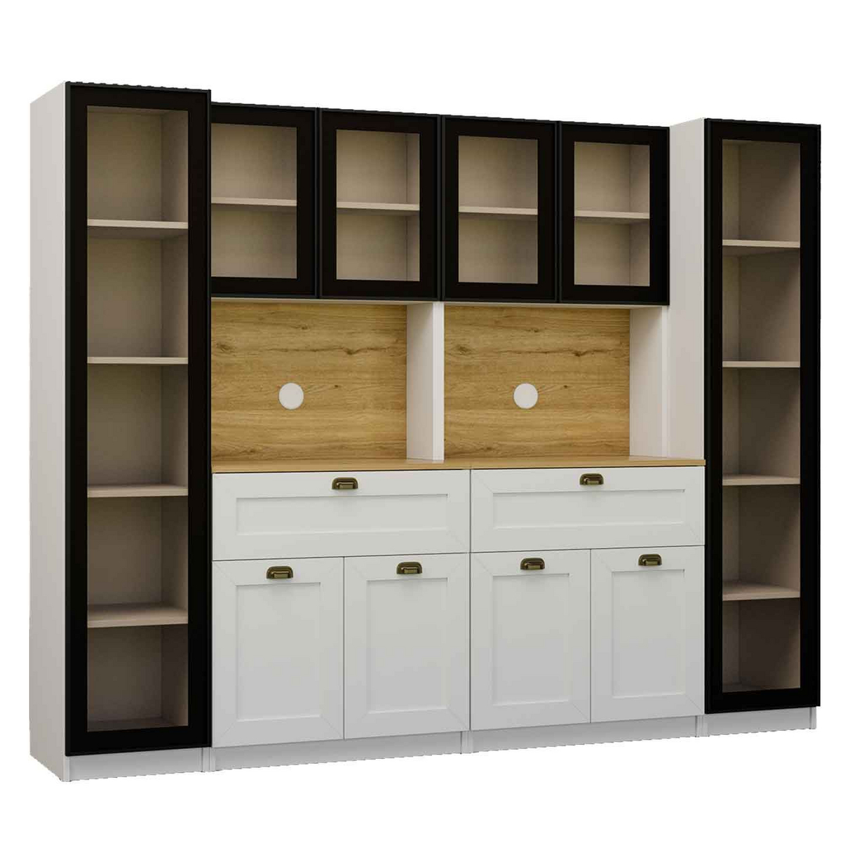 Norda Design Kahviteline Nero Quad 1600, valkoinen, 44 × 240 × 190 cm