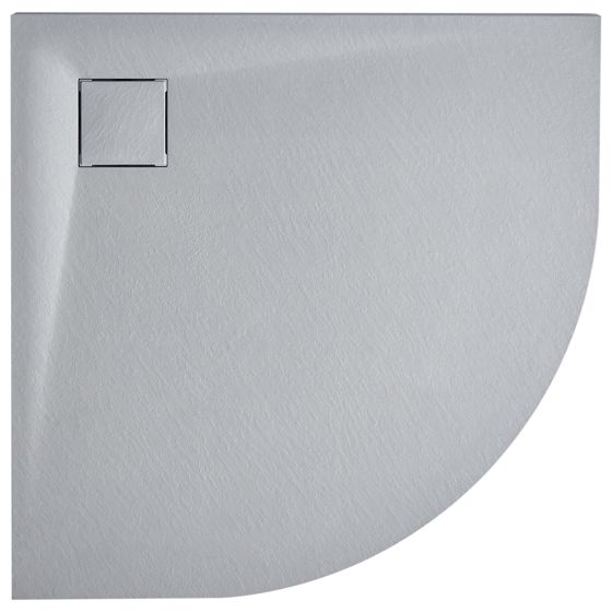 Suihkuallas PARON 90 x 90 x 3 cm Harmaa