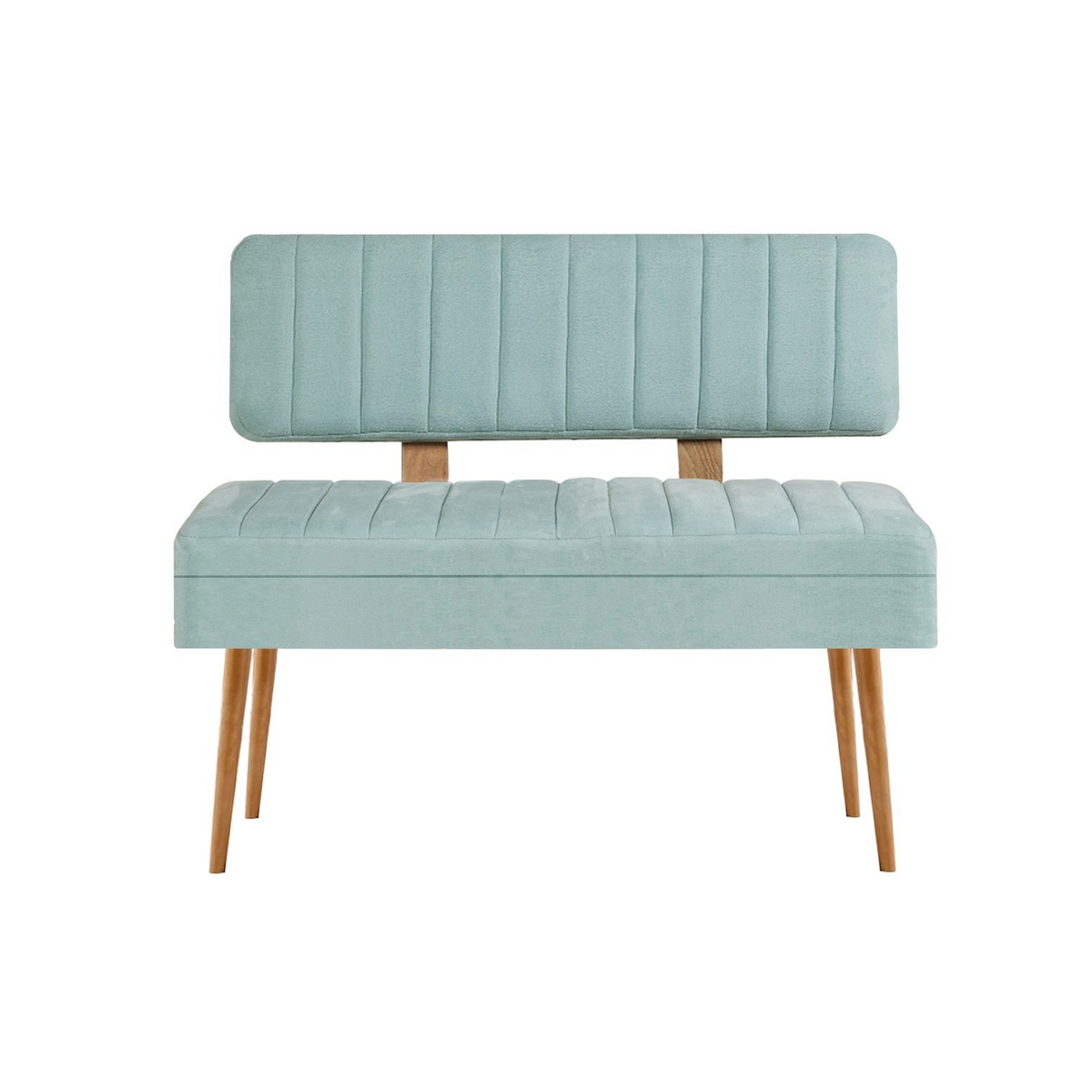 Norda Design Moderni penkki PVC-jaloilla, 110 x 82,5 x 40 cm | 100 % melamiini, 18 mm