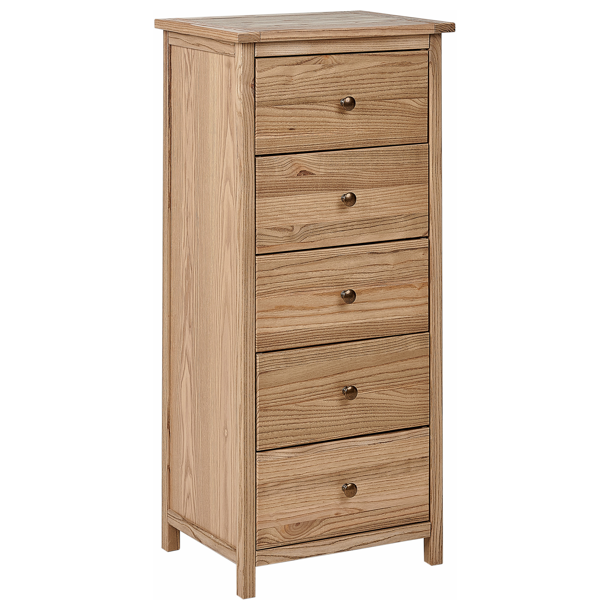 Lipasto 5 laatikolla SALTON sassafraspuu Ruskea