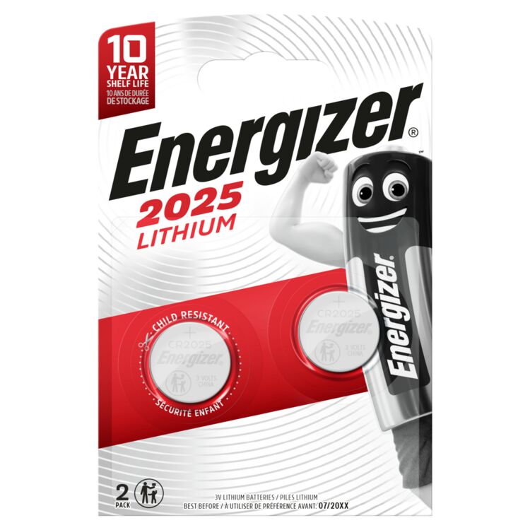Energizer CR2025 BL2 | Litium | 2 kpl.