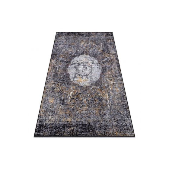 MIRO 51453.805 matto Ruusuke vintage liukumaton - harmaa 80x150 cm