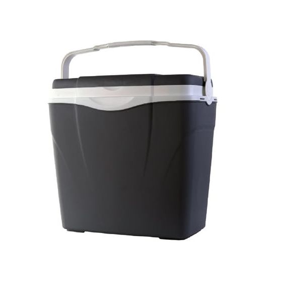 Kannettava harmaa 25 l jääkaappi sisäosille