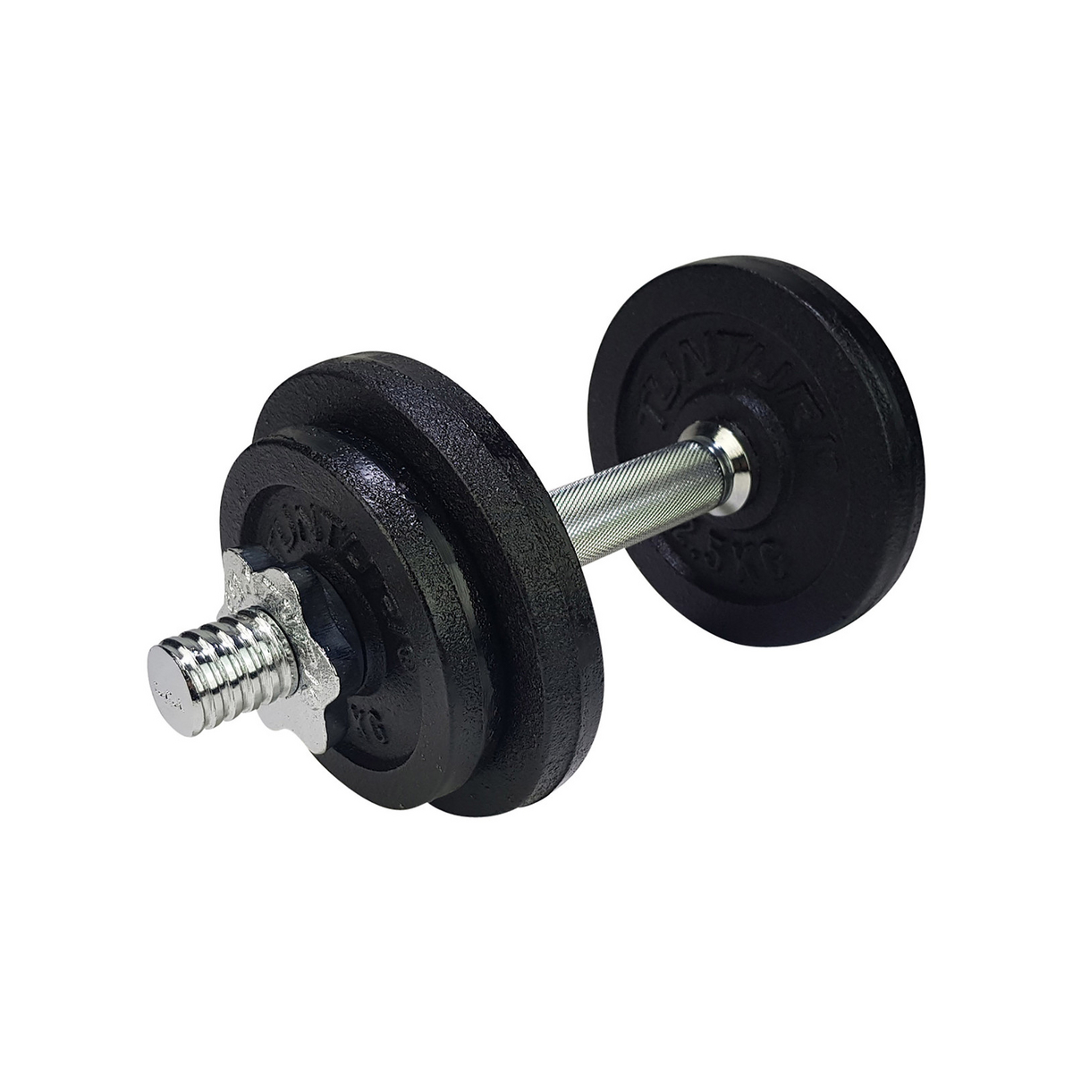 Tunturi Dumbbellset -säädettävä käsipaino 10 kg, 1 tanko