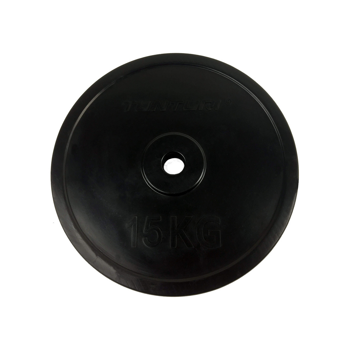 Tunturi Rubber Plate levypaino, 30 mm, 15 kg