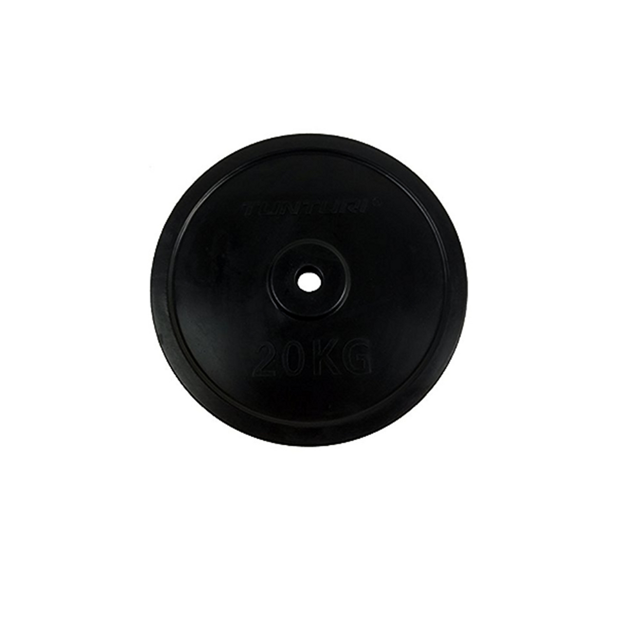 Tunturi Rubber Plate levypaino, 30 mm, 20 kg