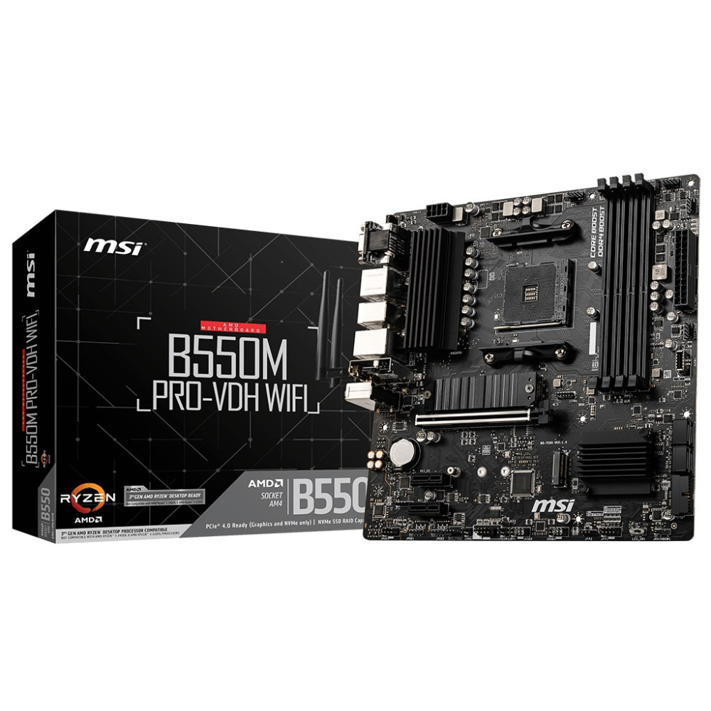 MSI B550M PRO-VDH wifi-emolevy